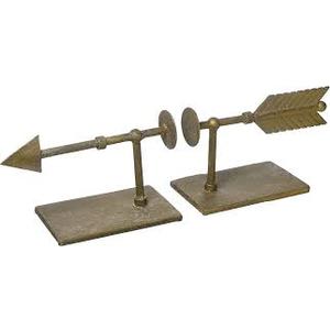 Cyan Design Archer Bookend in an Iron Material with a Rustic Finish