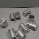 5/8” x 3/4” Inch 12PCS Aluminum Solid Sign Standoff Screws for Acrylic Advertising Screw Wall Fixing standoffs mounts Glass Display Signs (Polished Chrome Color)