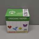 BUBU Origami Paper Kit 1000 Sheets 6 Inch Square Double Sided Color 20 Vivid Colors for Beginners Trainning and School Craft Lessons