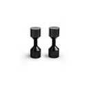 2 Pcs Aluminium Two Hole Pins Set - 1-1/8'' Diameter Alignment Pin Black