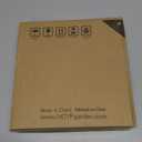 NCYP Small Hanging Glass Floating Frame for Pressed Dried Flower, Certificate, Photo, Picture, Plant Specimen - 8 x 8 Inch, Rose Gold, Home Vertical Decor (Glass Frame Only)