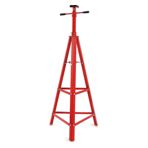 KUAFU 47.375"-84.5" Automotive Under Hoist Tripod Stand 2 Ton High Lift Jack Stand Reach Under Hoist Stand 4000lbs Capacity Powder Coated Red