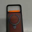 TORRAS Ostand Magnetic for iPhone 17 Pro Max Case, Fit for MagSafe, Sturdy Stand, Military Grade Drop Tested, Camera Control, Translucent Slim Soft Edge Case for iPhone 17 Pro Max 6.9", Black