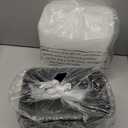 50 Pack (100-Piece) 24 oz Meal Prep Containers Reusable with Lids, Sturdy Leakproof & Food Safe, Microwave, Freezer, Dishwasher Safe Prep Containers, To Go Take Out Plastic Food Storage