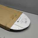 Centoco Lift-Off, Round Toilet Seat, Lift and Clean, Shell Design, Closed Front with Cover, Plastic, Made in the USA, HP30SLC-001, White