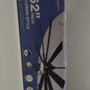 warmiplanet Ceiling Fans with Lights and Remote Control, 62-Inch, Reversible Silent DC Motor, 6 Speeds, 3 Color Dimmable LED Light, Timer, Nickel, 8-Blades