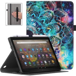 VORI Case for All-New Amazon Fire HD 10 Tablet (11th Generation 2021 Release) and Fire HD 10 Plus, Folding Stand TPU Cover with Auto Wake/Sleep & Hand Strap for Fire 10.1 Inch 2021, Mandala Galaxy VORI Case for All-New Amazon Fire HD 10 Tablet (11th Generation 2021 Release) and Fire HD 10 Plus, Folding Stand TPU Cover with Auto Wake/Sleep & Hand Strap for Fire 10.1 Inch 2021, Mandala Galaxy