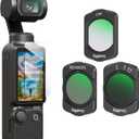 SMALLRIG Magnetic Filters Set for DJI Osmo Pocket 3, VND2-5, ND16/CPL Filter, LPF Filter and Screen Protector 4776