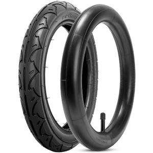 Front 12.51.75x2.25 Tires and Inner Tubes, 12 1/2x1.75x2 1/4 Tire Tubes Fit for BOB 3-Wheeler Gear Jogging Troller Models-Single and Double Stroller Including Revolution SE/Pro/Flex/SU/Ironman(1Set)