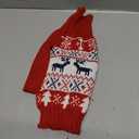 Christmas Dog Sweaters for Small Medium Large Dogs and Cats,Pet Soft Warm Holiday Outfit Girl & Boy,Pup Winter Clothes Turtleneck Double Knitting Collar for Outdoors Playing (Deer, XS)