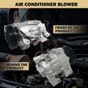 Air Conditioner AC Compressor Fits for Nissan Altima 2013-2018 Gas 2.5L (SL/SV Model ONLY), Rogue 2014-2020 2.5L(S/SL/SV Model ONLY),VCS-14EC, Replaces CO 29073C, 98664,97664, 926003TA0A,926003TA5E