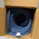 FunWheat Round Braided Placemats Set of 6 Table Mats for Dining Tables Woven Washable Non-Slip Place mats 15 in(Blue, 6pcs)