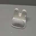 Pot Lid Holder, Large Size Stable Ceramic Pan Lid Holder for Kitchen Countertop and Stove Top, Stability & Heat Resistant (White)