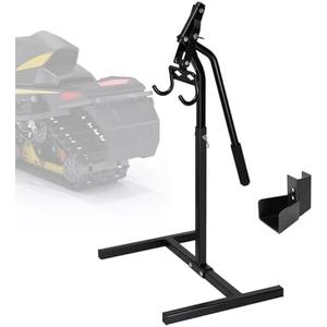 Snowmobile Lever Lift Stand for Yamaha/Polaris/Arctic Cat etc,Sled Lift Stand with Handlebar Cup,Max 33” Bumper Height for Easy Track/Ski/Shock Repair&Garage,Fits Most Snowmobile,Support up to 2000 lbs Snowmobile Lever Lift Stand for Yamaha/Polaris/Arctic Cat etc,Sled Lift Stand with Handlebar Cup,Max 33” Bumper Height for Easy Track/Ski/Shock Repair&Garage,Fits Most Snowmobile,Support up to 2000 lbs