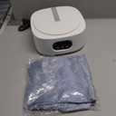 Portable Clothes Dryer, Compact & Foldable Electric Drying Machine for Home, Travel & RV, with Remote Control and Carry Bag (white)