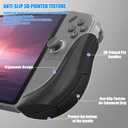 2 x Controller Grips Compatible with Legion Go 2, Ergonomic Handles with Non-Slip Texture to Reduces Hand Fatigue, Protect The Bottom of The Controller (Black)