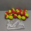 Magicorange Tennis Balls, 20 Pack Low Compression Stage Tennis Ball for Beginners Youth Kids Training Practicing with Mesh Bag for Easy Transport (Red)