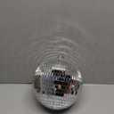 NuLink 8inch Disco Ball Decor Mirror Balls Hanging Disco for Party Decorations Wedding Home (Silver)