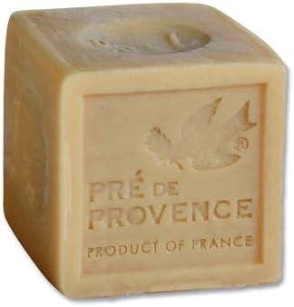 Pre de Provence Marseille Olive Oil Soap Cube, Traditional French Clean Scent Multi-Purpose use on Hands, Body, Laundry or Dishes, Natural, 300 Gram