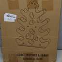 4 Tier Dumbbell Rack, Weight Rack For Home Gym, Dumbbell Stand for Free Weights