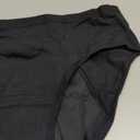 Pack of 3 No-side-leaks Leakproof 2.0 Heavy Flow Period Underwear for Women Medium, Black
