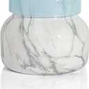 Capri Blue Modern Marble Jar Candles - Luxury Scented Candles for Home - Long Lasting Soy Wax Blend - Scented Home Decor Gifts - Blue Jean (8 oz)