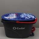 O-Cedar RinseClean Spin Mop & Bucket System + 2 Extra Mop Heads| Clean with Clean Water | Removes 99% of Bacteria (Rinseclean Spin Mop & Bucket + 2 Extra Refills)