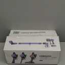 WLOTPO Lightweight Stick Vacuum Cordless Rechargeable with Power Suction, Up to 35 Mins Runtime, Hardwood Floor Vacuum for Pet Hair, Carpets, Tile(Gray Red)