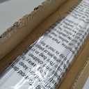 no Drill Cordless Roman Shades for Windows, 32" W  64" H - 100% Blackout - Linen - Mist White