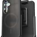 Encased SlimShield for Samsung Galaxy S26 Plus Case with Belt Clip (Compatible with MagSafe) Slim Protective Case & Holster (Black)