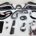 UTV Turn Signal Assembly Kit | DIY Plug and Play Kit with Integrated Headlights, Horn and Automotive Steering Column Switch | Fits Polaris General, Ranger XP | 7202A+7001 Kit
