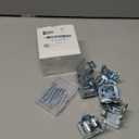 Jetec 6 Pieces Mini Blind Brackets for Window Blinds, with Screws (1.5 x 2 Inch)