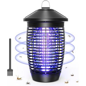 PALONE Electric Bug Zapper Outdoor, 20W Electirc Fly Zapper Indoor with Sturdy Top Hook, 4500V Mosquito Zapper Indoor with 3.9ft PVC Wire, Waterproof Bug Zapper for Outdoor, Garden, Bedroom