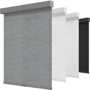 GENIMO Cordless Blackout Roller Shades, 30" W X 72" H, Dark Grey