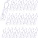 Tatuo 100 Packs Christmas Light Clip for C7/ C9 Base, Mini Lights, Shingle and Gutter Mount