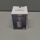 Portable Mini Humidifier, 300ml USB Cool Mist Small Humidifier with Colorful Lights. Perfect for Bedroom, Office, Plants, travel & Car (White)