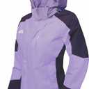 Women's Rain Jackets Waterproof with Hood Lightweight Rain Suit for Women Ladies Rain Coats Outdoor Windbreaker, 3XL