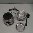 Electric Spice and Nut Grinders - 3 Stainless Steel Blades, 1 Filter, 1 Brush - 500W Wet & Dry Grinder for Kitchen.(Black)