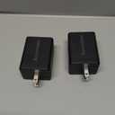 [2 Pack] USB C Charger Block 160W, 3-Port GaN Super Fast Charger, Dual 65W Type C Charging Block, Foldable QC3.0 Laptop Fast Charging Adapter for MacBook, iPhone, Samsung, Galaxy, iPad, Android, Black