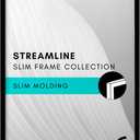 Americanflat 14x22 Picture Frame with Polished Plexiglass - Streamline Collection - Thin Border Picture Frame for Wall Display - Hanging Hardware Included - Black