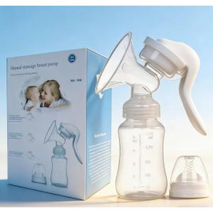 Manual Breast Pump for Breastfeeding, Small Portable Manual Breast Milk Catcher Baby Feeding Pumps & Accessories