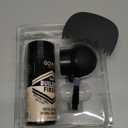 Hair Thickening Fibers & Pump Applicator Set Professional 3-in-1 Hair & Beard Styling Set - Hair Fibers Barber Enhancement Spray for Mens Hair or Beard - Hairline Enhancer & Volumizing Spray (Black)