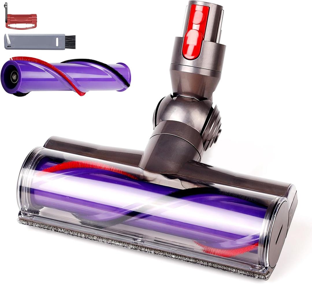 Quick-Release Replacement Head Vacuum Cleaner Kit Compatible with Dyson V7,V8,V10,V11,V15 Cordless Vacuum Cleaners,V8 Replacement Vacuum Attachment Parts