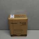 Tobvory 100 Pack Gold Rimmed Plastic Cups - 9 oz Hard Clear Plastic Cups, Premium Disposable Cup For Cocktail And Drinking - Food Grade Party Cups Set - Sturdy Tumbler Cup - Gold Rim