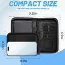 Passport Holder for Travel Essentials, RFID Blocking Protector Passport Wallets, Passport Document Organizer Case for Travel Must Have, Passport Book for Women, Couple, Family Cards, Tickets, ID, Cash (Black)