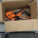 VARSK 20V 12" Cordless String Trimmer, 2 in 1 Trimmer and Edger with Auto Line Feed, 2 X 2.0Ah Batteries/1 X Fast Charger/6 X Bonus Spools Included, for Lawn, Garden, Yard, etc (Orange)