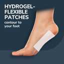 Dr. Scholl's Plantar Fasciitis Pain Patches with Hydrogel Flexible Technology, 8 Ct // Clinically Tested 12-Hour Daily Pain Relief - Contours to Your Foot - with Lidocaine & Menthol, 8 Treatments