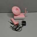 Yarn Winder, Electric Yarn Ball Winder Stepless Speed, 10oz Capacity Automatic Winder for Crocheting Knitting, Adjustable Strong Spring Tension Yarn Cake Spinner Roller Swift (Pink)