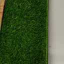 Dog Grass Pad with Tray Small 23" x 16", Dog Puppy Litter Box with Odor Free Artificial Grass Pee Pads for Dogs Potty Tray with Hemmed Edge, Realistic for Indoor Balcony