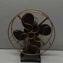 KICHOUSE Vintage Iron Standing Fan Retro Table Top Fan for Decor Distressed Finish for Home Bedroom